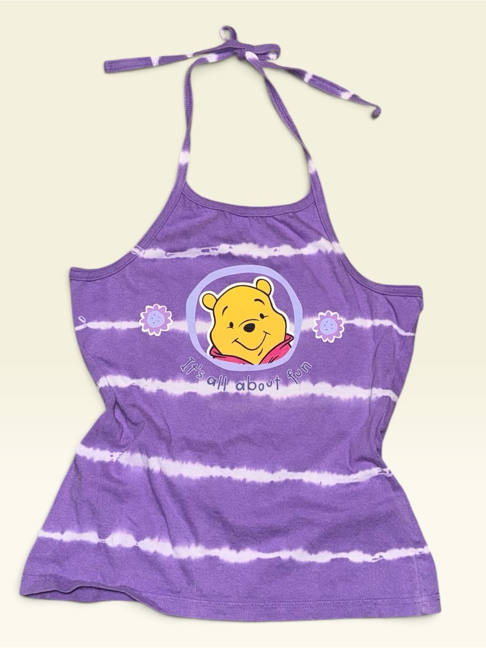 Vintage Y2K Purple Winnie the Pooh Halter top